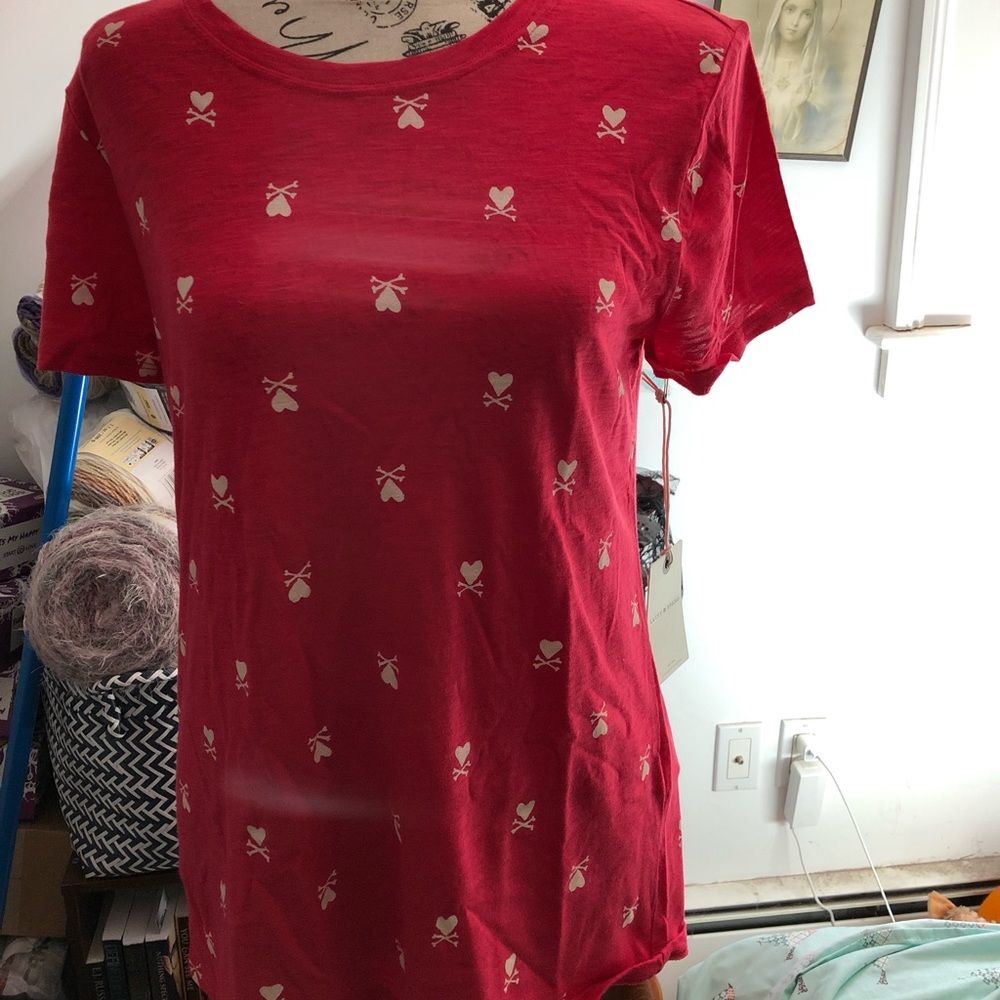 Lucky Brand tee, Cross My Heart